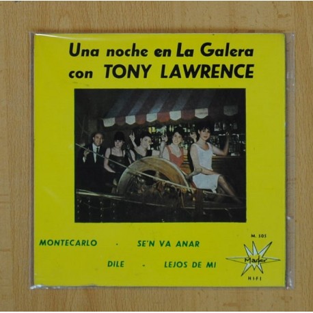 TONY LAWRENCE - MONTECARLO + 3 - EP
