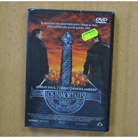 LOS INMORTALES JUEGO FINAL - DVD