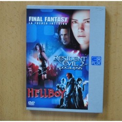 FINAL FANTASY LA FUERZA INTERIOR / RESIDENT EVIL APOCALIPSIS / HELLBOY - DVD