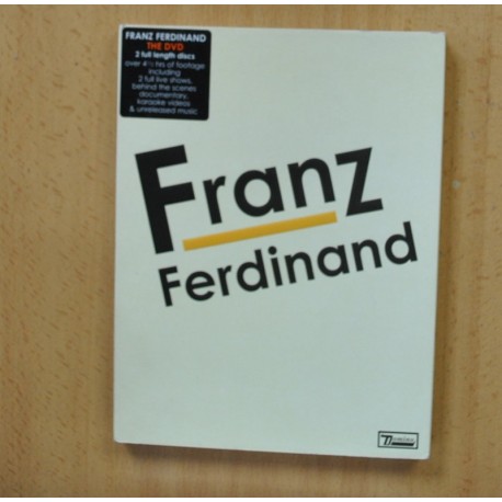 FERDINAND - FRANZ FERDINAND - DVD - Discos La Metralleta