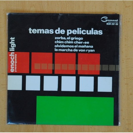 ENOCH LIGHT - TEMAS DE PELICULAS - ZORBA, EL GRIEGO + 3 - EP