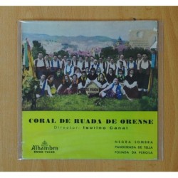 ISOLINO CANAL (CORAL DE RUADA DE ORENSE) - NEGRA SOMRA + 3 - EP