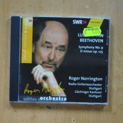 ROGER NORRINGTON - BEETHOVEN SYMPHONY NO 9 D MINOR OP 125 - CD