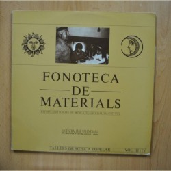 VARIOS - FONOTECA DE MATERIALS - GATEFOLD 2 LP