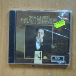 SCHUBERT - PIANO MUSIC FOR FOUR HANDS DUO TAL & GROETHUYSEN - CD