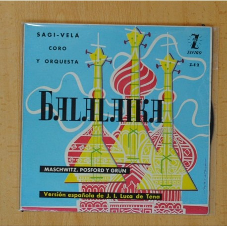 BALALAIKA SAGI-VELA - FUE EN LA BALALAIKA + 3 - EP