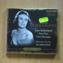 JOAN SUTHERLAND / PETER PEARS / OWEN BRANNIGAN - ACIS & GALATEA - CD