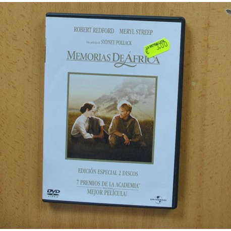 MEMORIAS DE AFRICA - 2 DVD