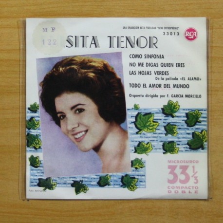 LUISITA TENOR - COMO SINFONIA + 3 - EP