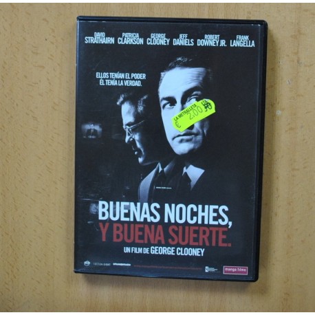 BUENAS NOCHES Y BUENA SUERTA - DVD