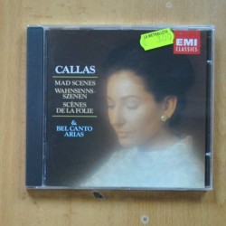 CALLAS - BEL CANTO ARIAS - CD