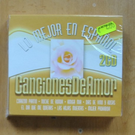 VARIOS - CANCIONES DE AMOR - 2 CD