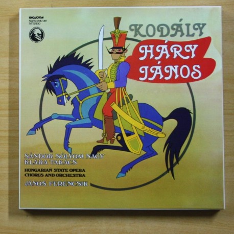 KODALY / JANOS FERENCSIK - HARY JANOS - CONTIENE LIBRO - BOX 3 LP