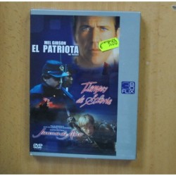 EL PATRIOTA / TIEMPOS DE GLORIA / JUANA DE ARCO - DVD