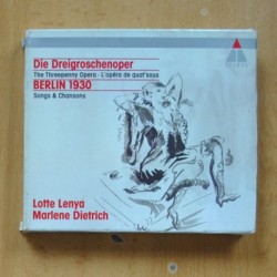 LOTTE LENYA / MARLENE DIETRICH - DIE DREIGROSCHENOPER / BERLIN 1930 - CD