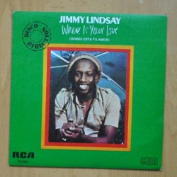 JIMMY LINDSAY - WHERE IS YOUR LOVE - PROMO SINGLE
