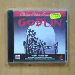 GOBLIN - COLUME III 1978 / 1984 - CD