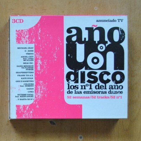 VARIOS - AÑO UNO DISCO LOS N1 DEL AÑO DE LAS EMISORAS DANCE - 3 CD