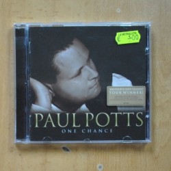 PAUL POTTS - ONE CHANCE - CD