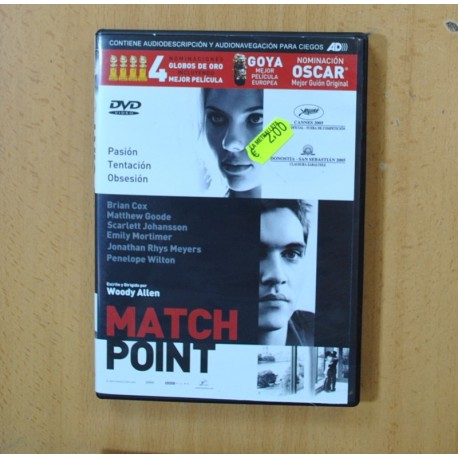 MATCH POINT - DVD