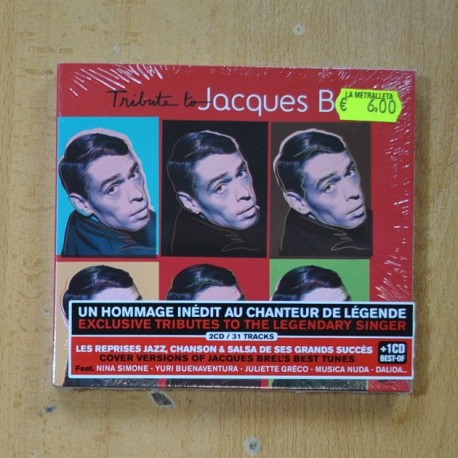 JACQUES BREL - TRIBUTE TO JACQUES BREL - CD