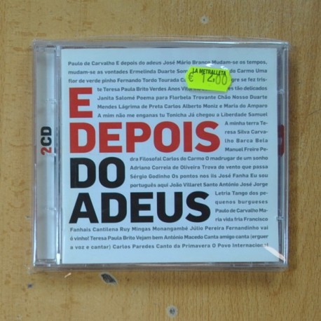 VARIOS - E DEPOIS DO ADEUS - 2 CD