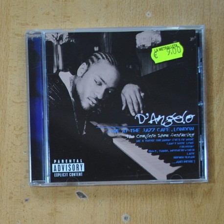 D ANGELO - LIVE AT THE JAZZ CAFE LONDON - CD