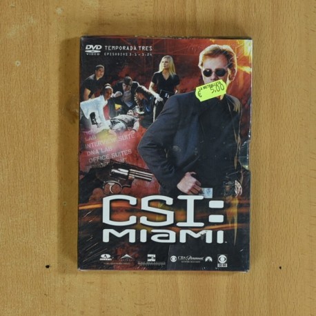 CSI MIAMI - TERCERA TEMPORADA - DVD