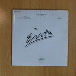 ANDREW LLOYD WEBBER - EVITA - GATEFOLD 2 LP