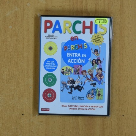 PARCHIS EN ENTRA EN ACCION - DVD