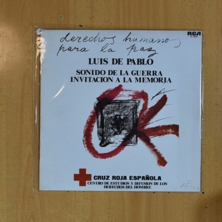LUIS DE PABLO - SONIDO DE LA GUERRA INVITACION A LA MEMORIA - LP