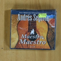 ANDRES SEGOVIA - MAESTRO MAESTRO - 2 CD