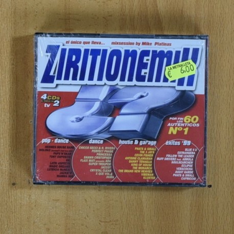 VARIOS - ZIRITIONEMIX - 4 CD