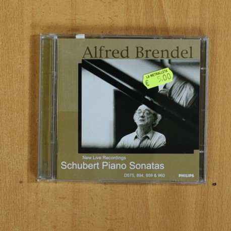 ALFRED BRENDEL - SCHUBERT PIANO SONATAS - CD