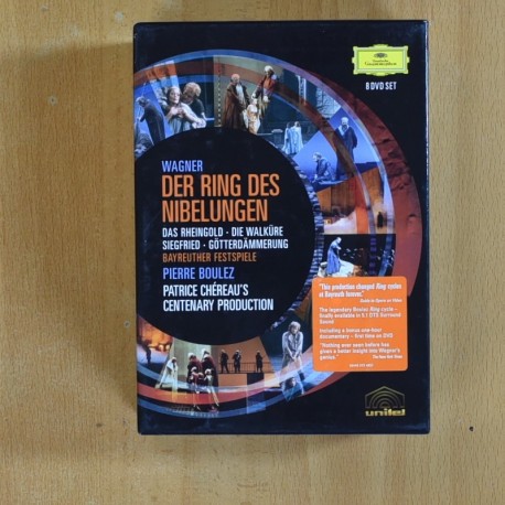 WAGNER DER RING DES NIBELUNGEN - 8 DVD