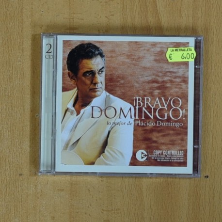 PLACIDO DOMINGO - BRAVO DOMINGO - 2 CD
