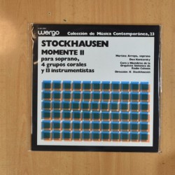 STOCKHAUSEN - MOMENTE II - LP