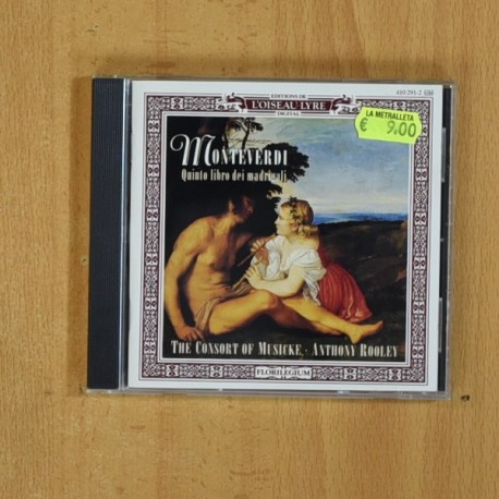 MONTEVERDI - QUINTO LIBRO DEI MADRIGALI - CD