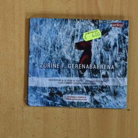ZURIÑE F GERENABARRENA - ZURIÑE F GERENABARRENA - CD