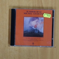MICHEL LEGRAND - SUMMER OF 42 - CD