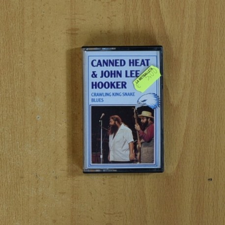 CANNED HEAT & JOHN LEE HOOKER - CRAWLING KING SNAKE BLUES - CASSETTE