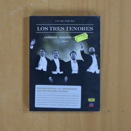 LOS TRES TENORES - LO MEJOR DE LOS TRES TENORES - DVD