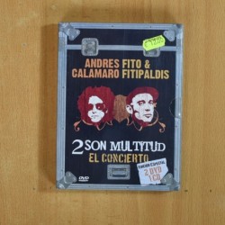 ANDRES CALAMARO & FITO & FITIPALDIS - 2 SON MULTITUD - 2 DVD + CD