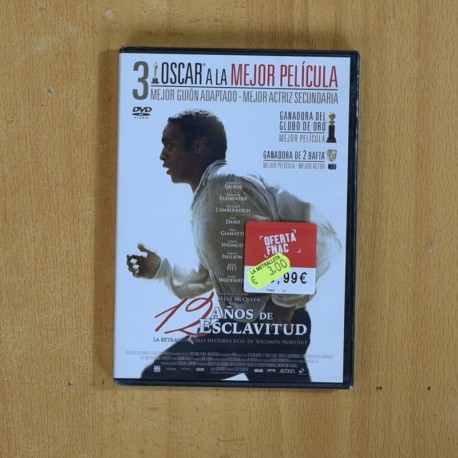 12 AÑOS DE ESCLAVITUD - DVD