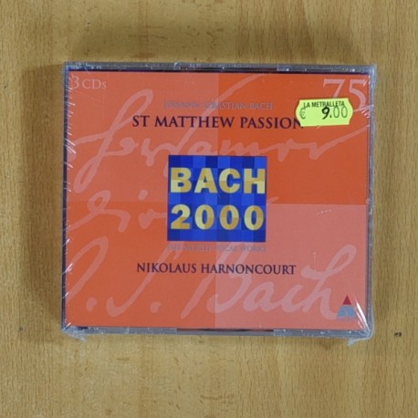 BACH - ST MATTHEW PASSION - 3 CD