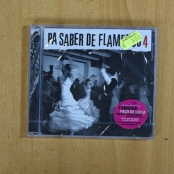 VARIOS - PARA SABER DE FLAMENCO 4 - CD