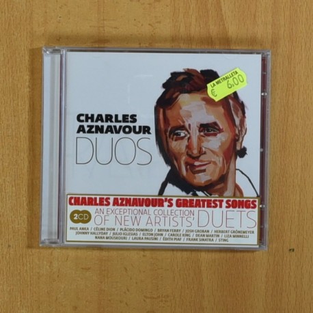 CHARLES AZNAVOUR - DUOS - 2 CD
