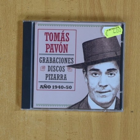 TOMAS PAVON - GRABACIONES DISCOS PIZARRA AÑOS 1940 / 50 - CD