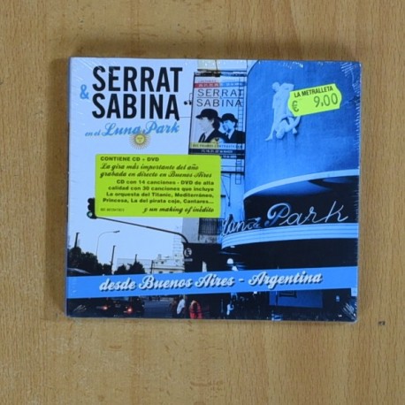 SERRAT & SABINA - EN EL LUNA PARK - CD