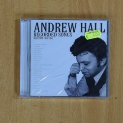 ANDREW HALL - RECORDED SONGS - CD